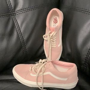 Pink suede Vans